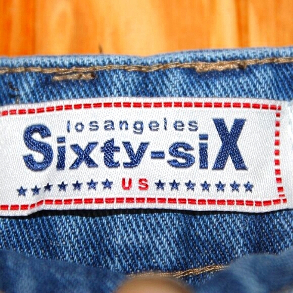 Los Angeles Sixty Six Vintage Denim Cargo Shorts - Size 9 - Picture 8 of 9